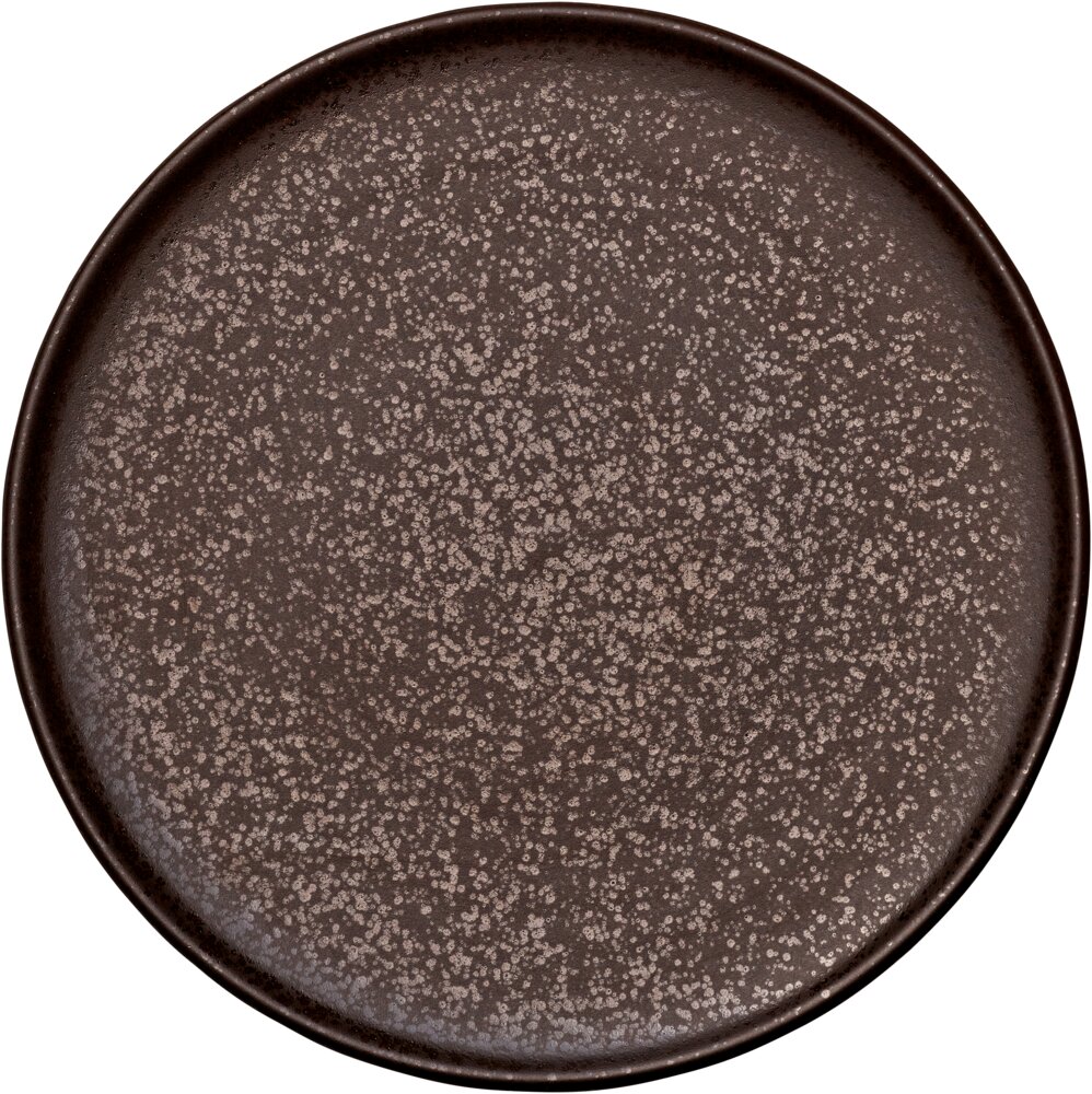 Teller flach coupe 26 cm NIVO mokka