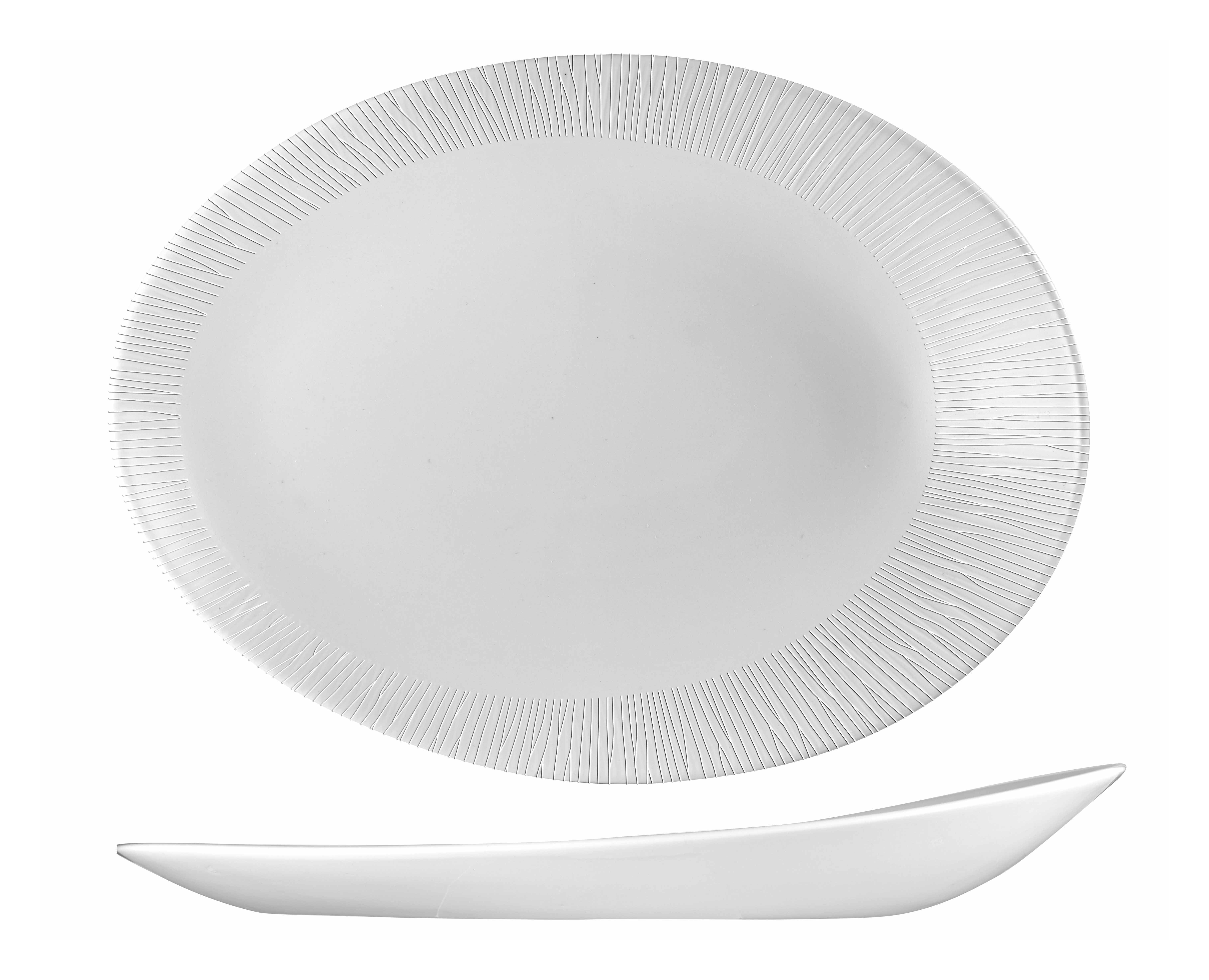 Platte coup oval 20x15cm BAMBOO