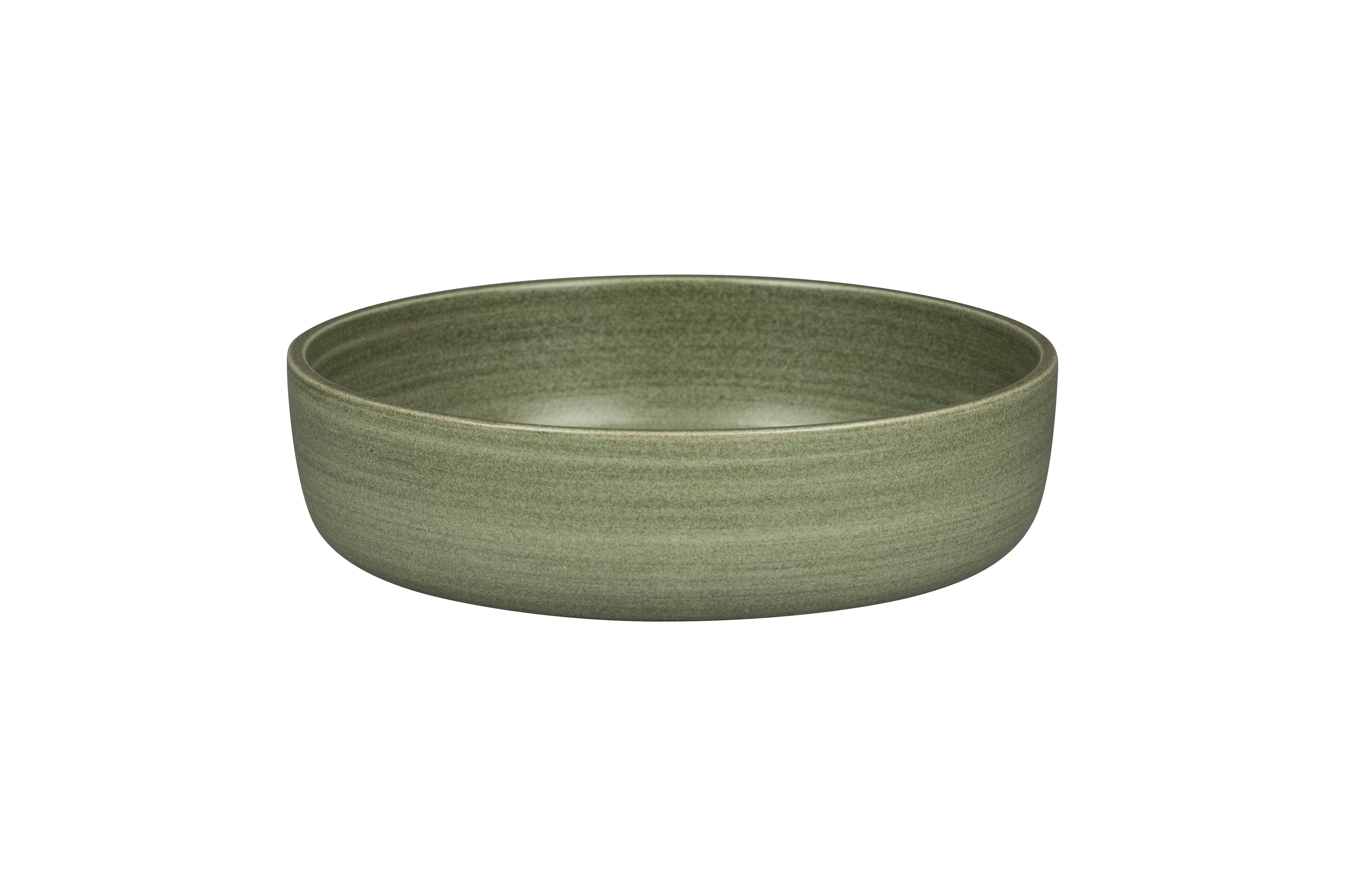 Schale Ø26,4cm H7,4cm 2700ml EASE SELVA dark green