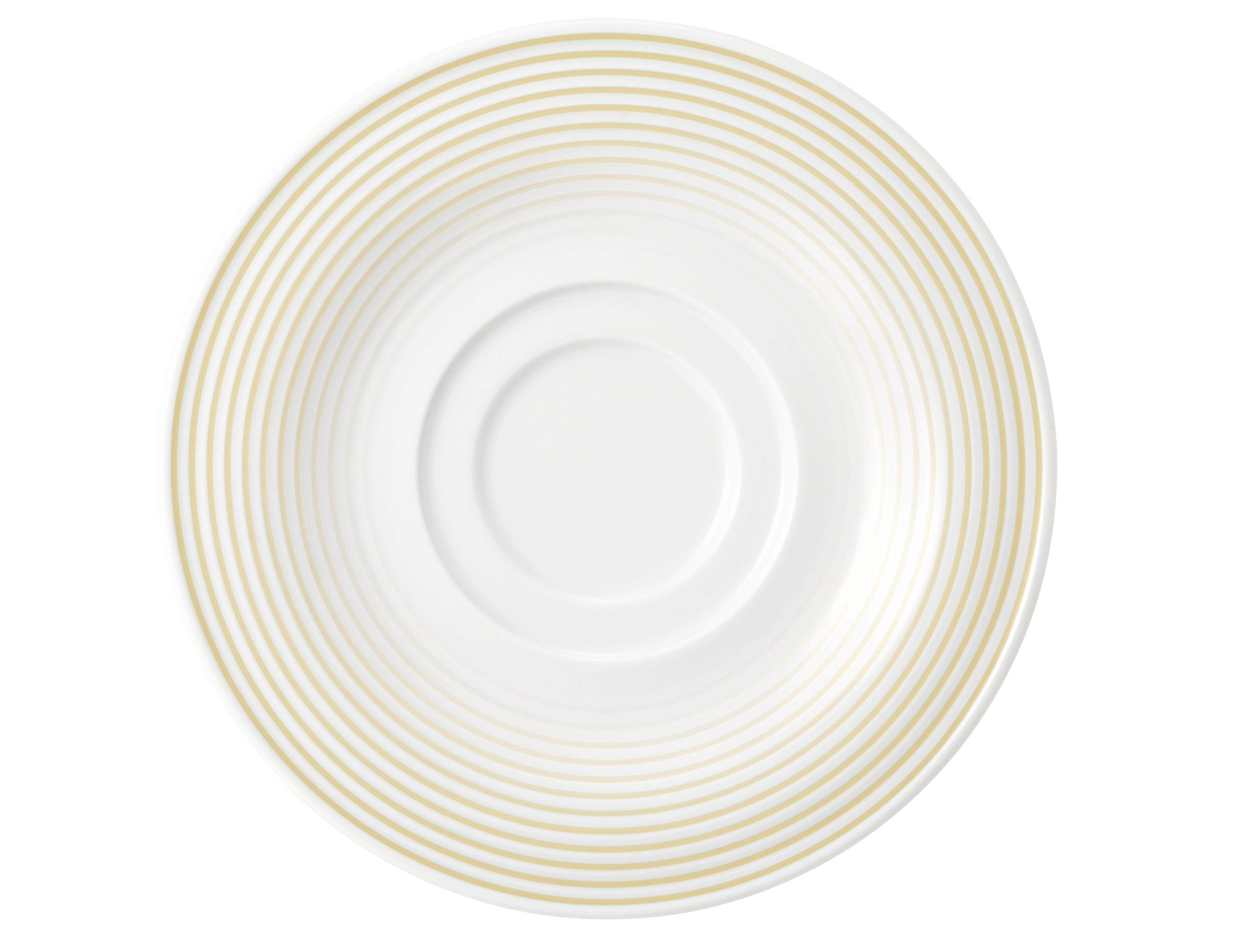 Kombiuntertasse rund mit Relief 1 16,5cm BLUES sandbeige