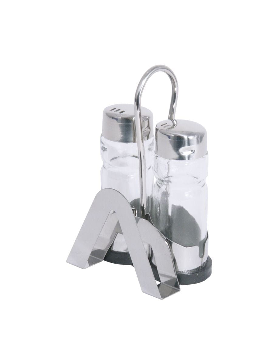 Menage 2-teilig S/P mit Kartenhalter 8x5,5x12cm ECONOMIC