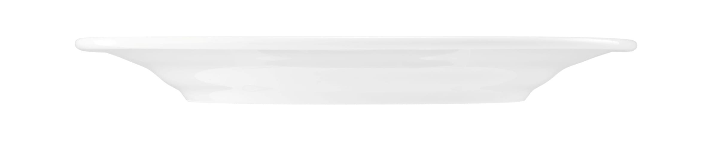 Teller rund flach 20cm Fahne COMMUNITY weiß