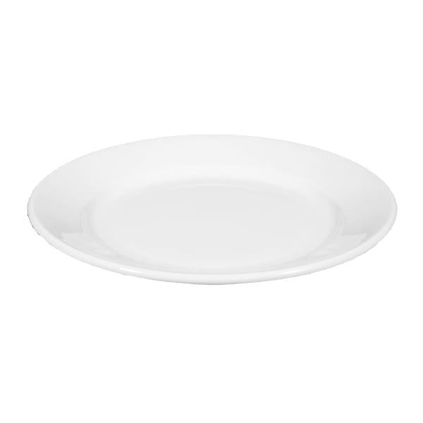 Teller flach Fahne Ø23cm MERAN weiß