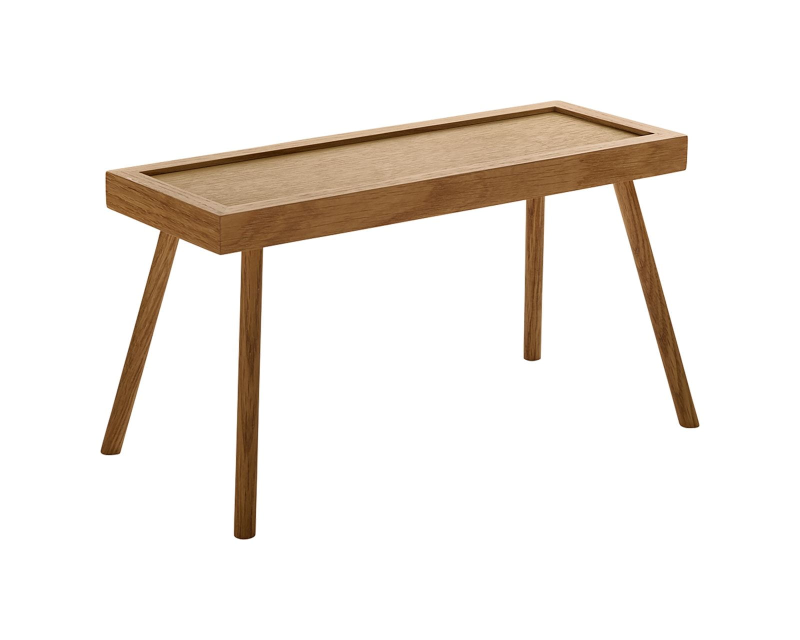 Präsenter Eiche 36x13cm auf Füßen 17cm hoch