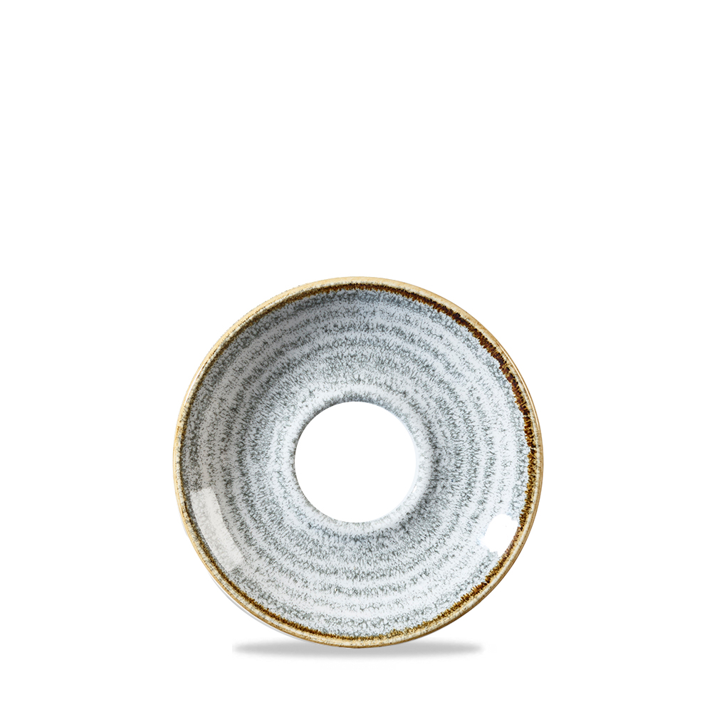 Espresso Untertasse 12cm STUDIO PRINTS HOMESPUN stone grey