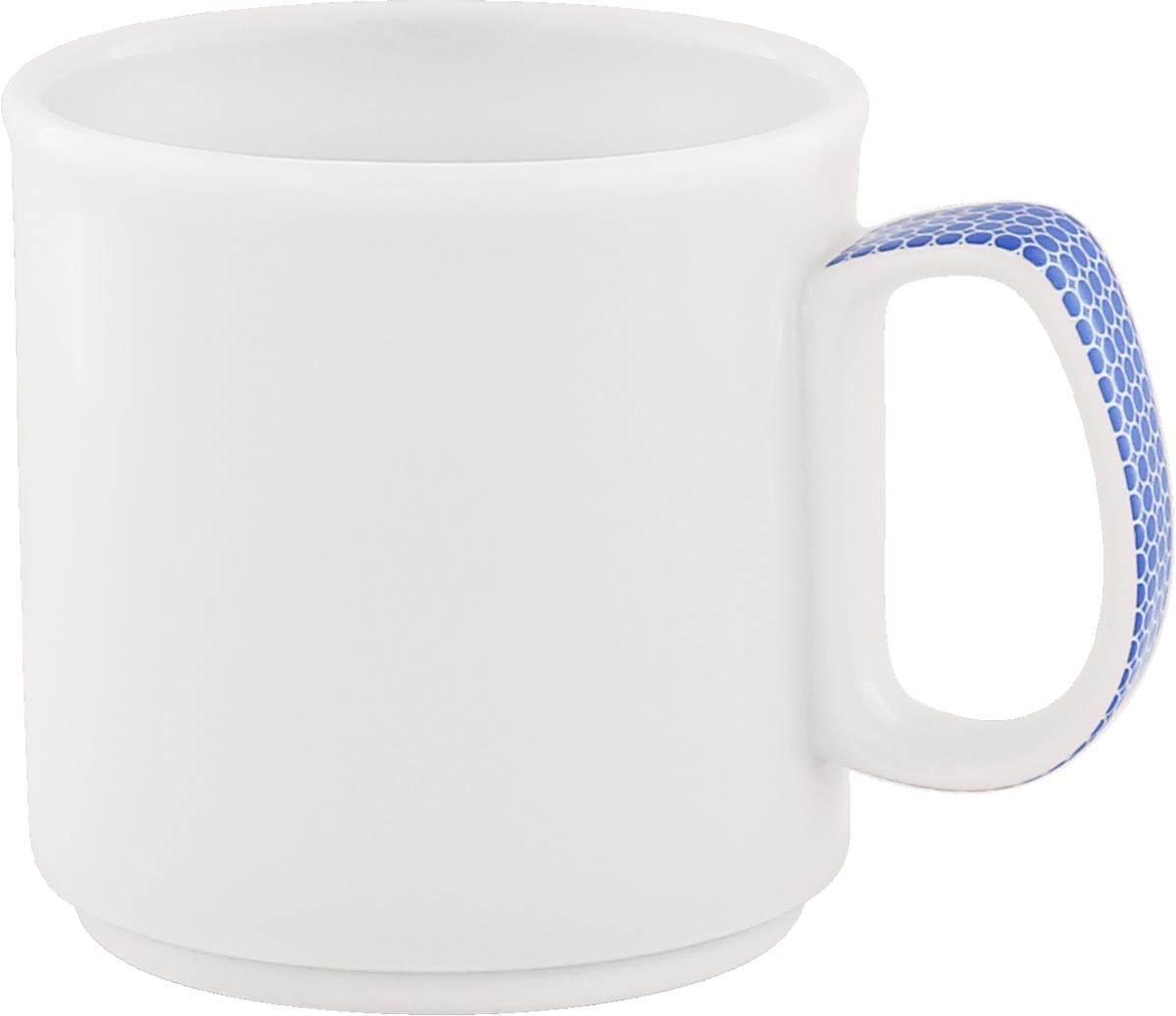 Spezialbecher stapelbar 0.30l INVITA DIMENSION PUNKTE wasserblau