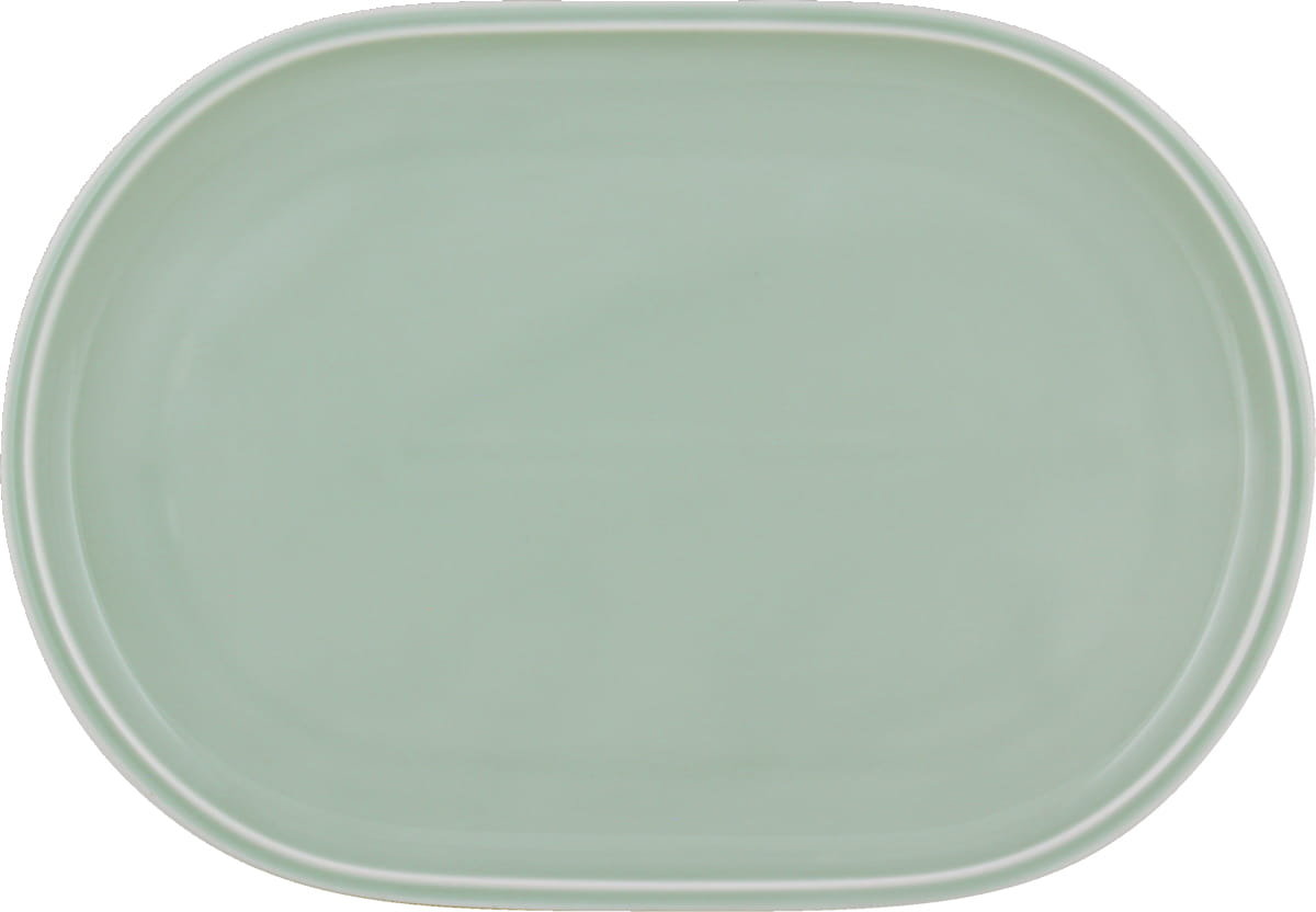 Platte oval coup 23x16cm SHIRO GLAZE FROST