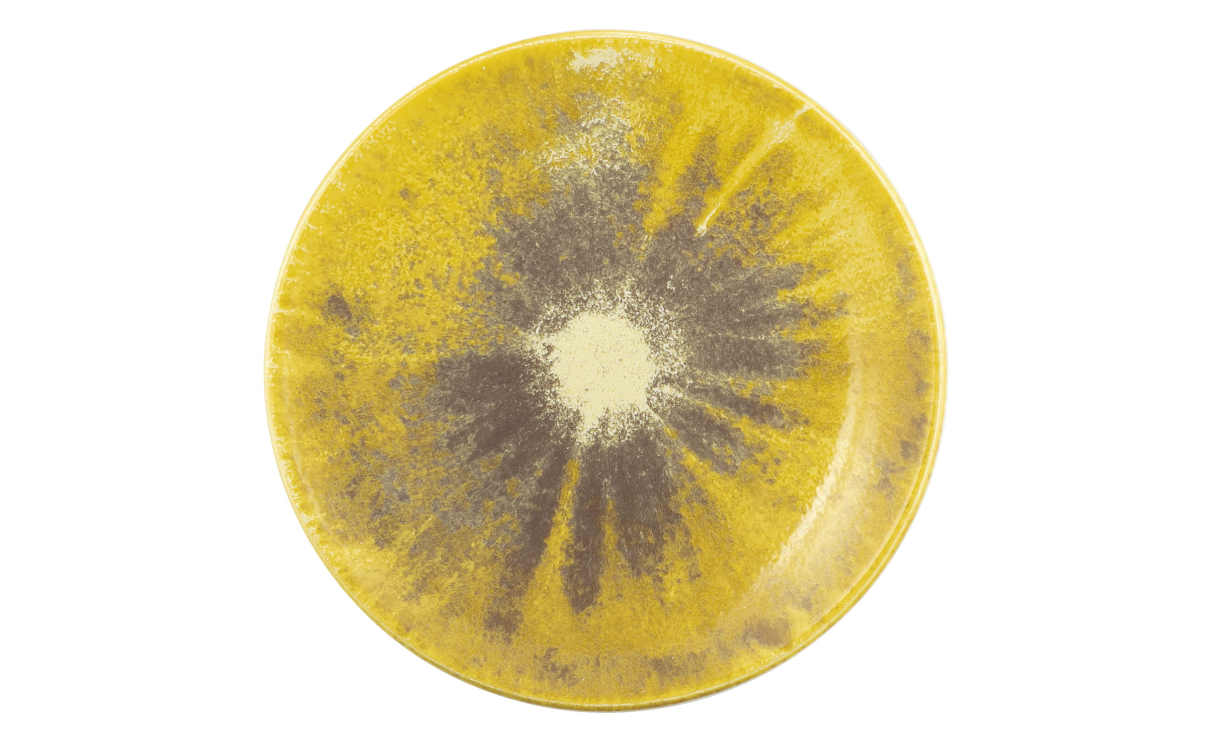 Teller rund flach rund 5196 15,5cm MODERN LIFE batik kurkuma