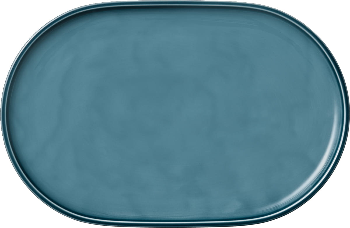 Platte oval coup 36x24cm COMPANION PETROL