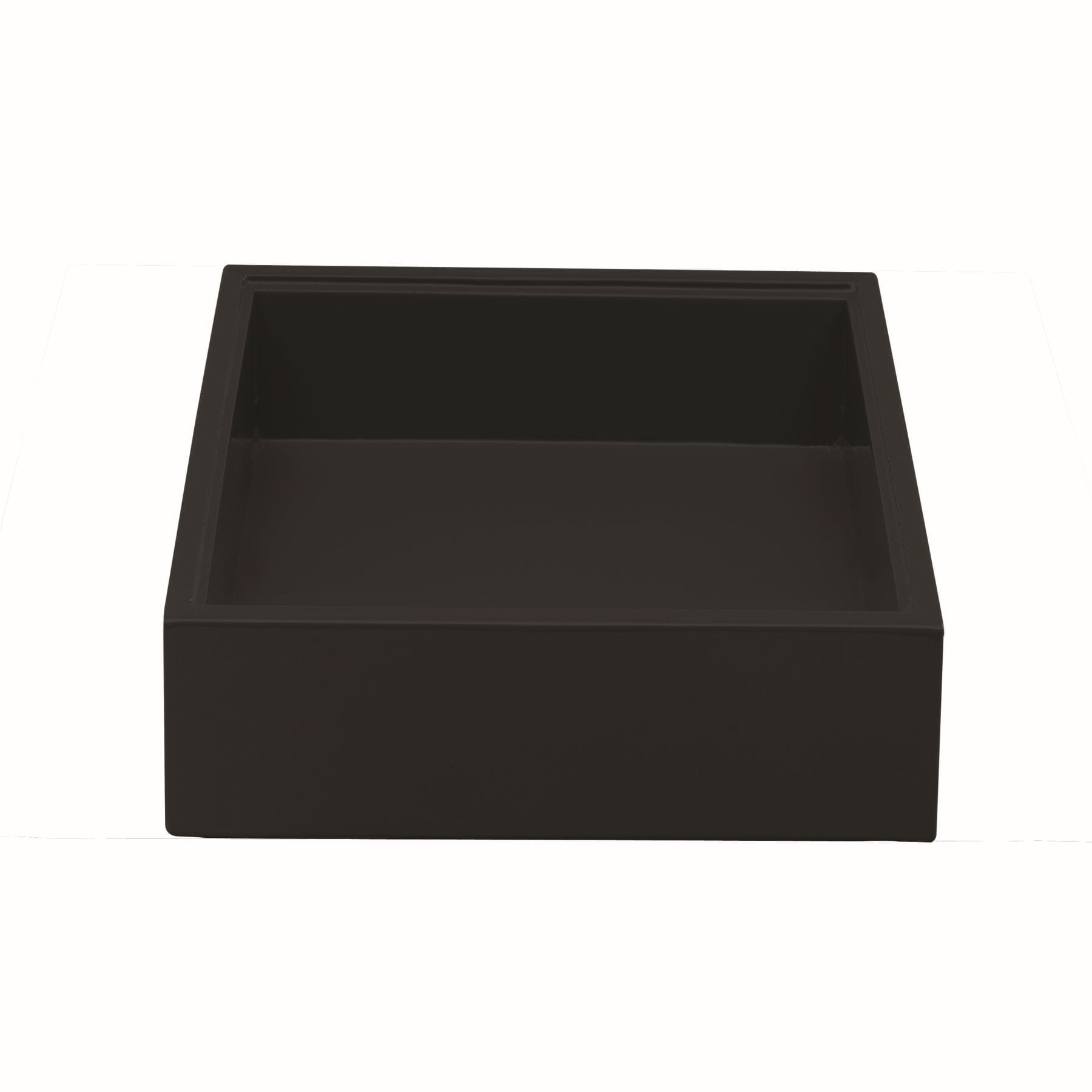 Korb 15x15cm LACQUERED BLACK