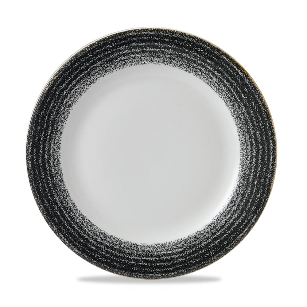 Teller flach coup 26cm STUDIO PRINTS HOMESPUN charcoal black