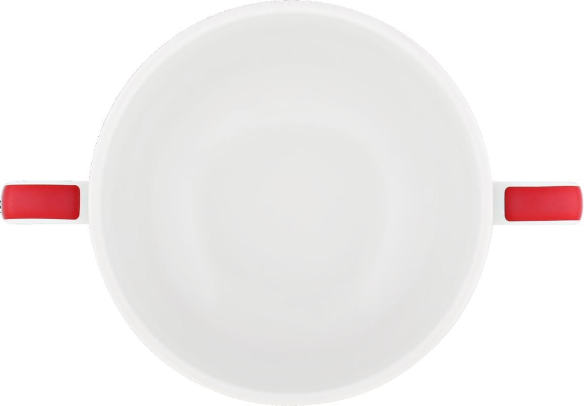 Suppenobertasse Relief 0.50l DONNA SENIOR rot stapelbar