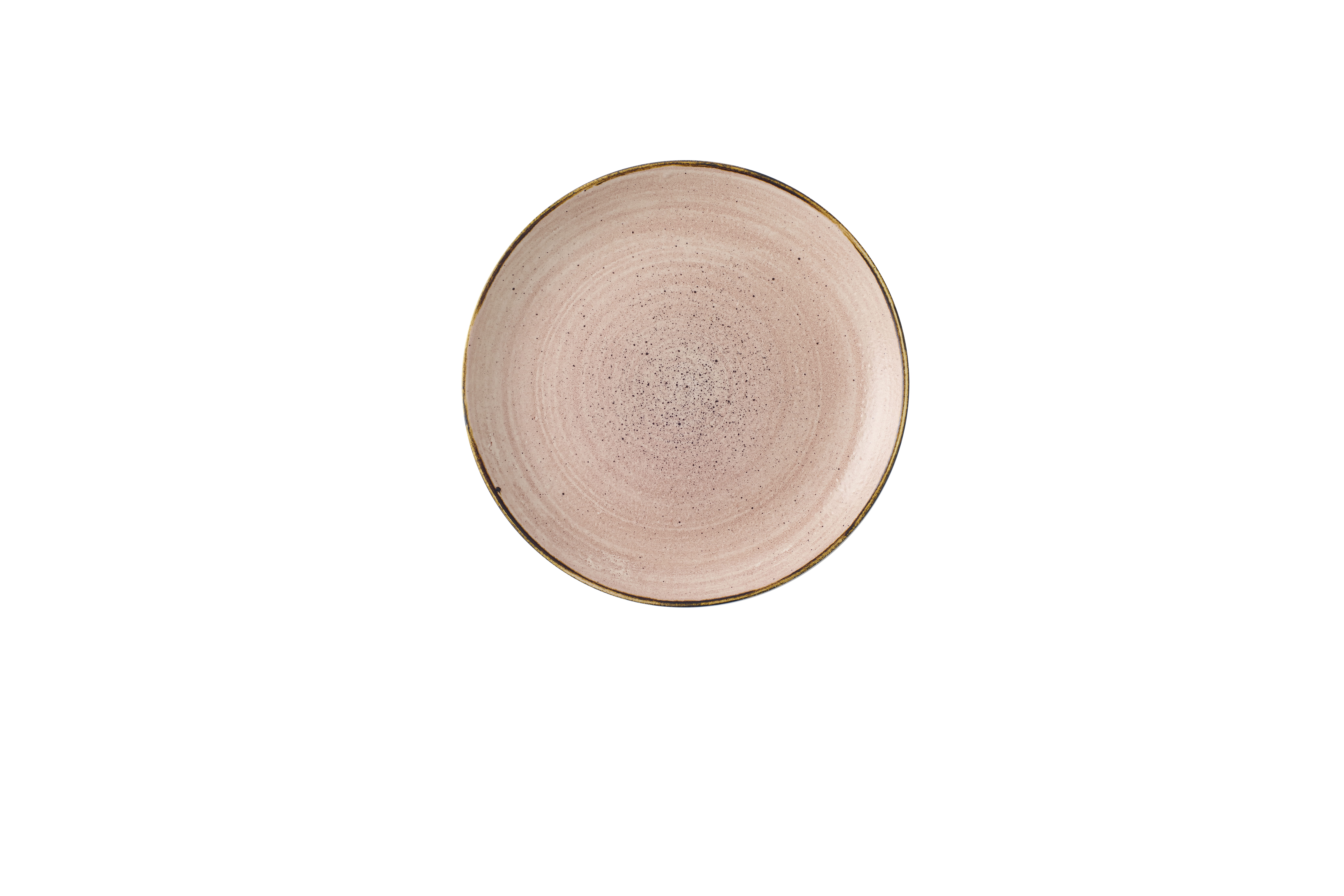 Teller flach coup 21,7cm STONECAST RAW terracotta