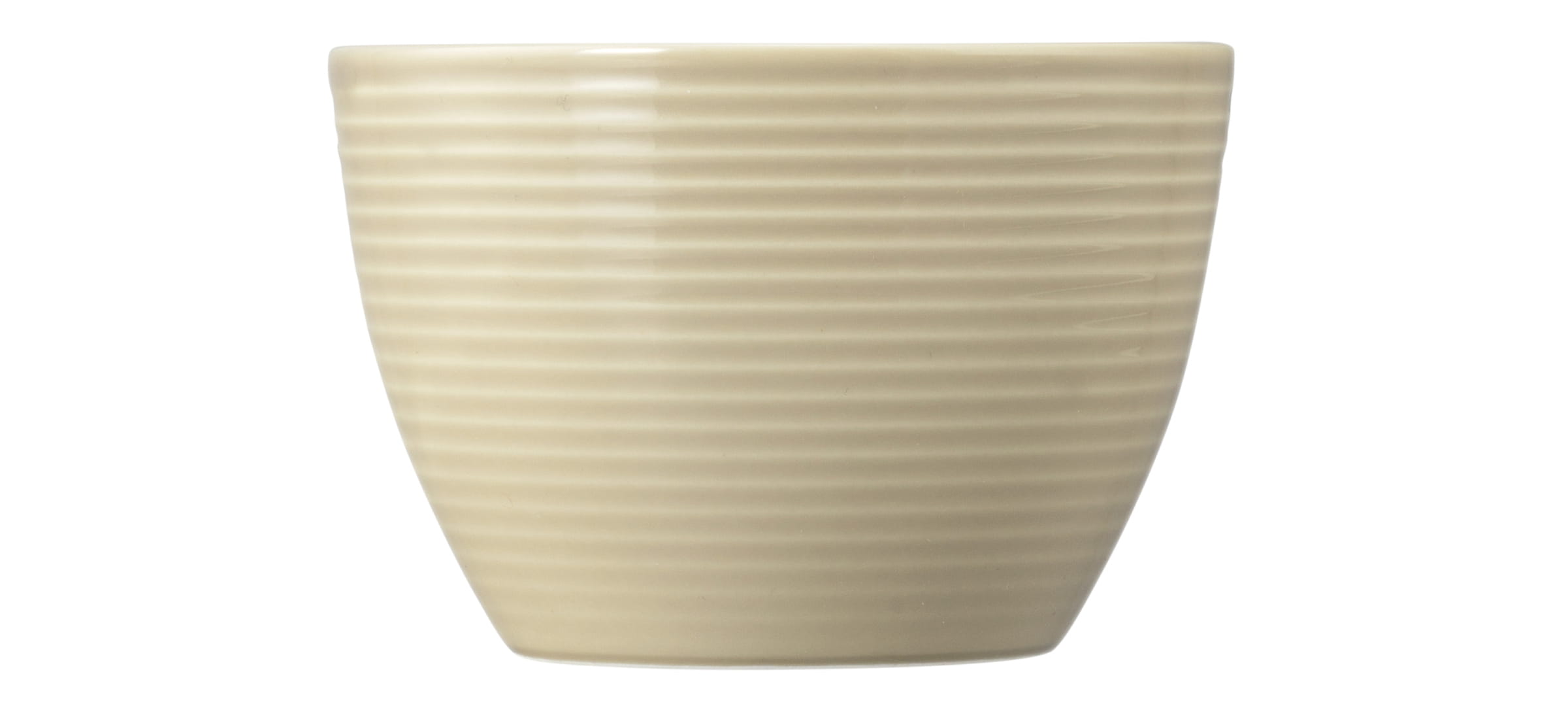 Zuckerdosen-Unterteil rund mit Relief 0,27l m.Relief BEAT sandbeige