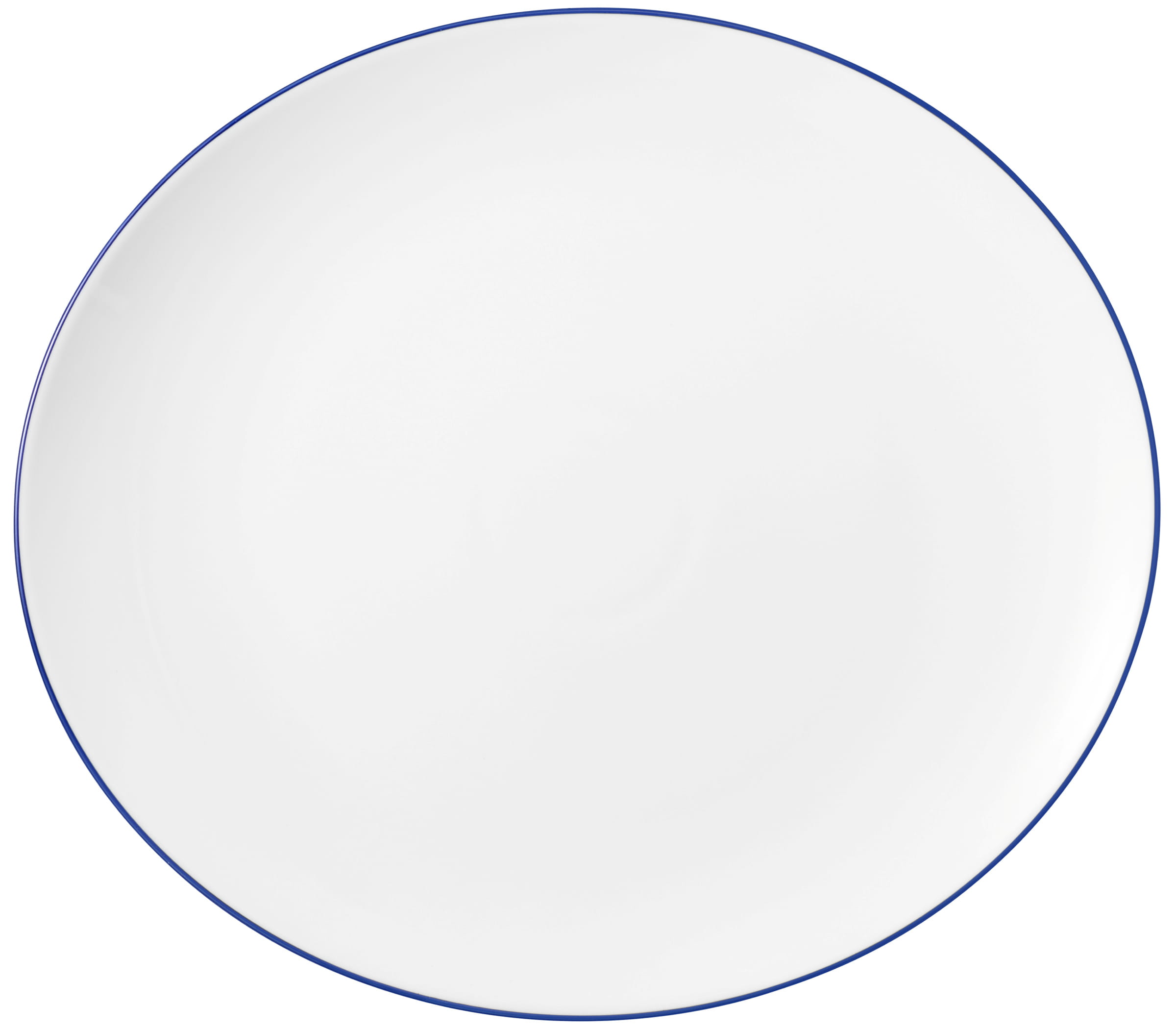 Teller oval oval 5235 34cm MODERN LIFE blue line