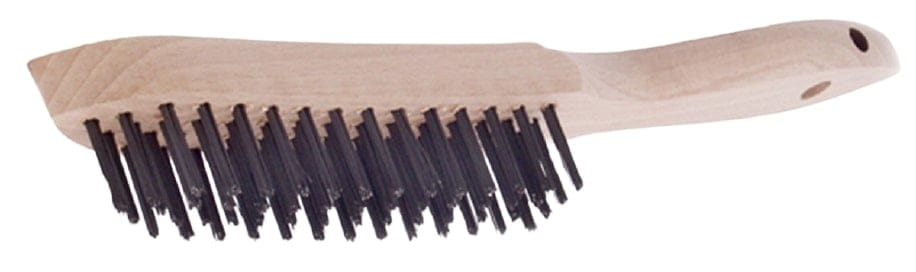 Drahtbürste mit Holzgriff