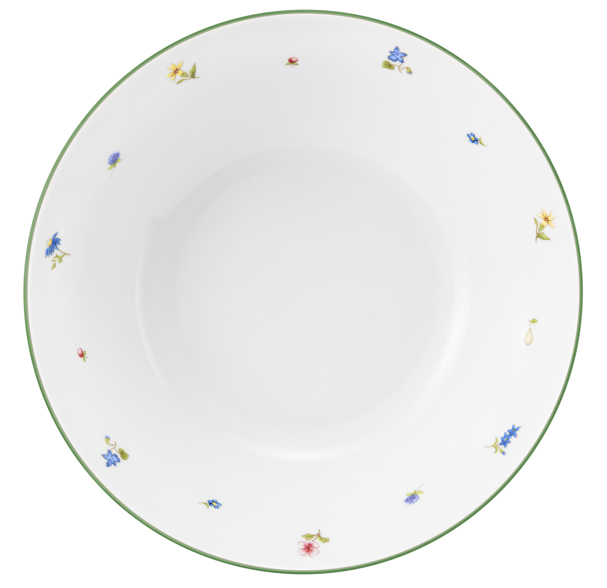 Schale rund rund 24cm COMMUNITY streublume grüne linie