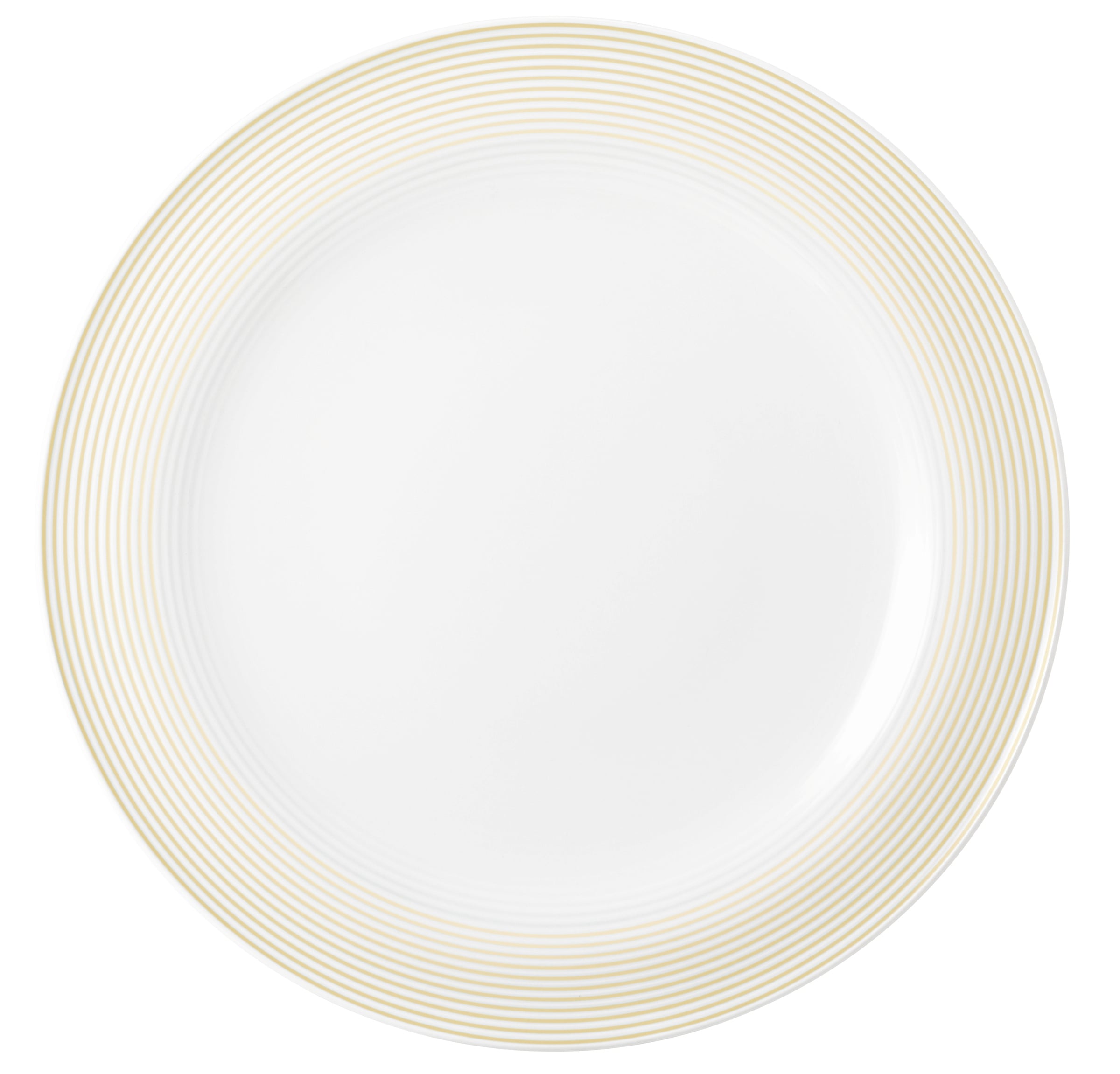 Teller rund mit Relief flach 33cm BLUES sandbeige