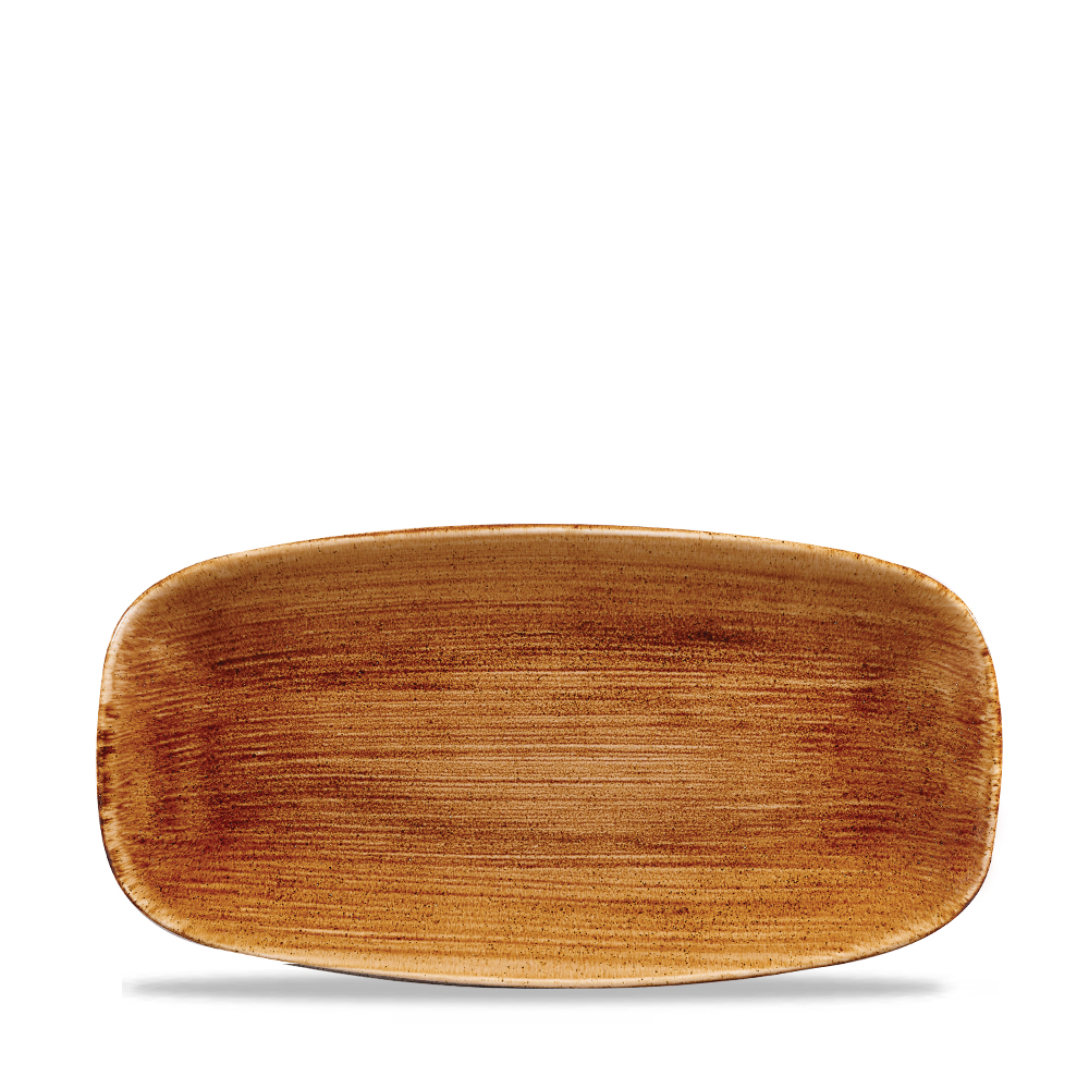 Platte Chef's rechteckig 29,8x15,3cm STONECAST PATINA vintage copper