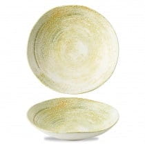 Schale mit Füßen 25cm EROSION sand