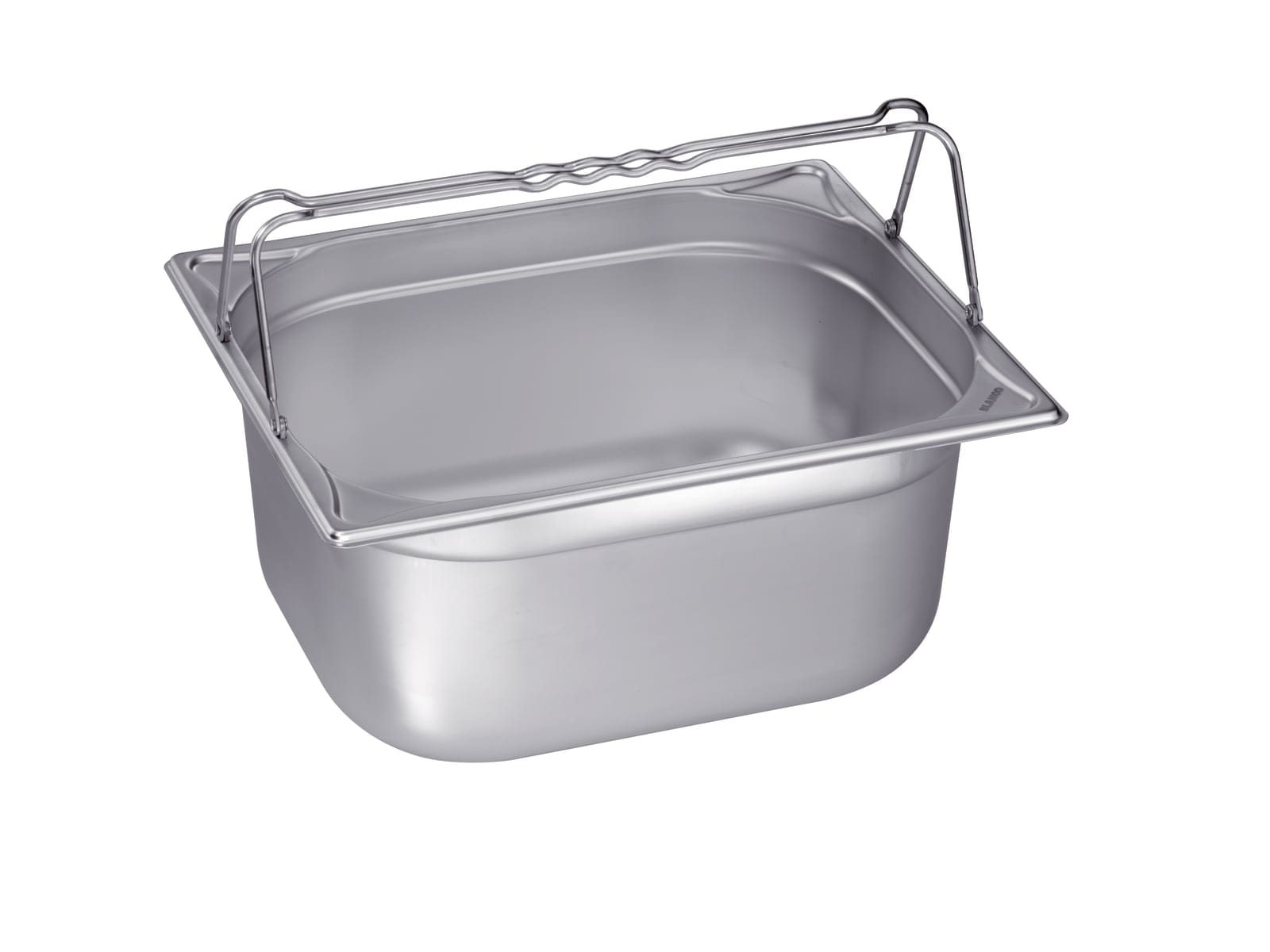 GN-Behälter 1/2-200 mit Bügelgriffen 18/10