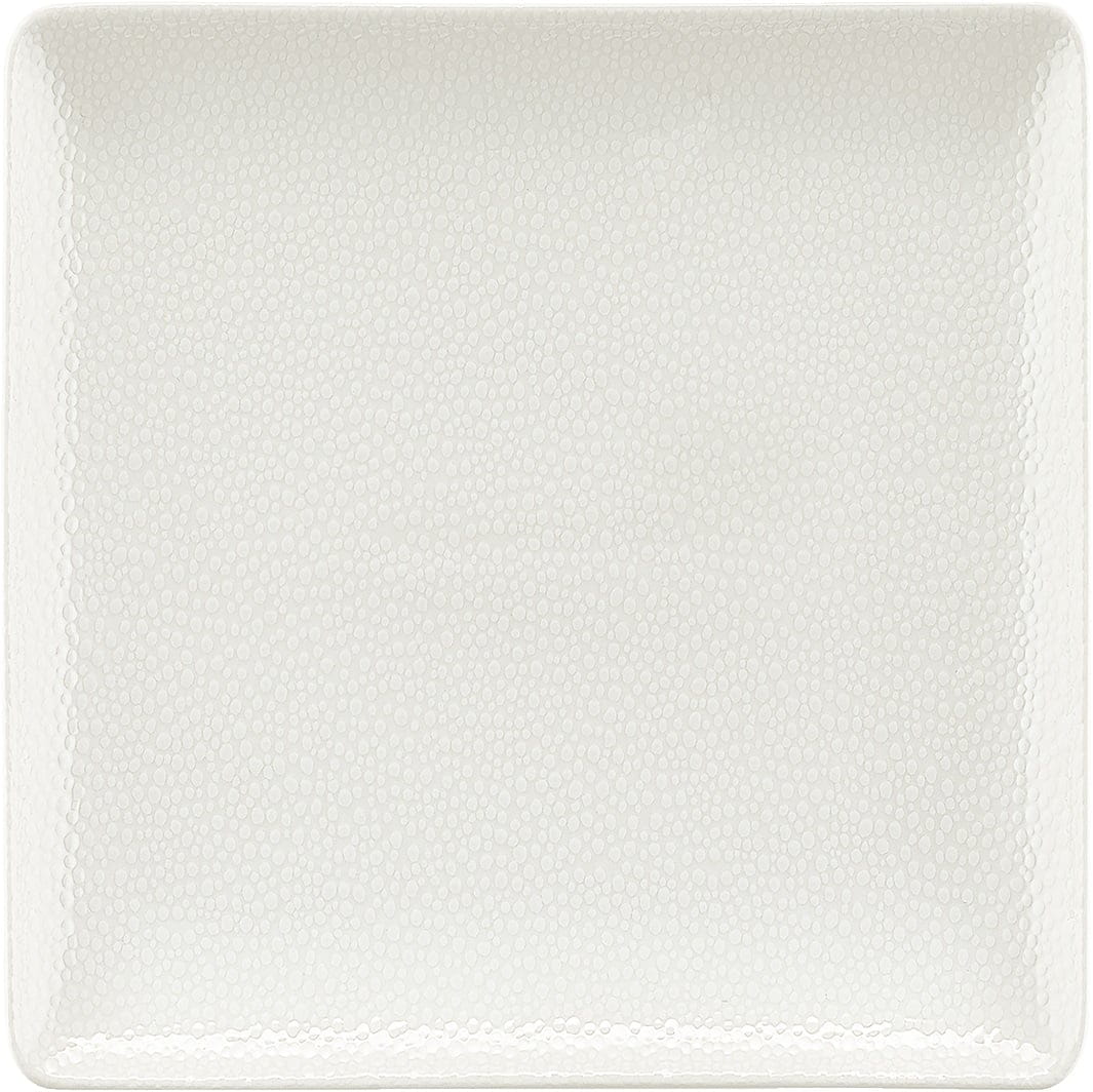 Teller flach quadratisch coup 9x9cm PURITY PEARLS LIGHT