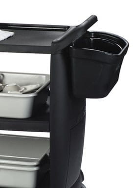 Besteckbehälter für Servierwagen 46x28x28 cm BLACK BEAUTY