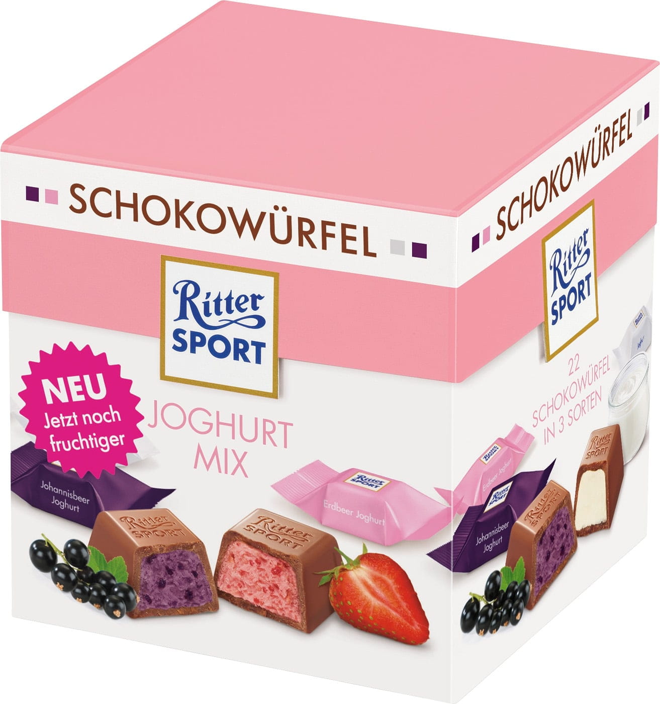 Ritter Sport Schokowürfel Joghurtschatz 176g