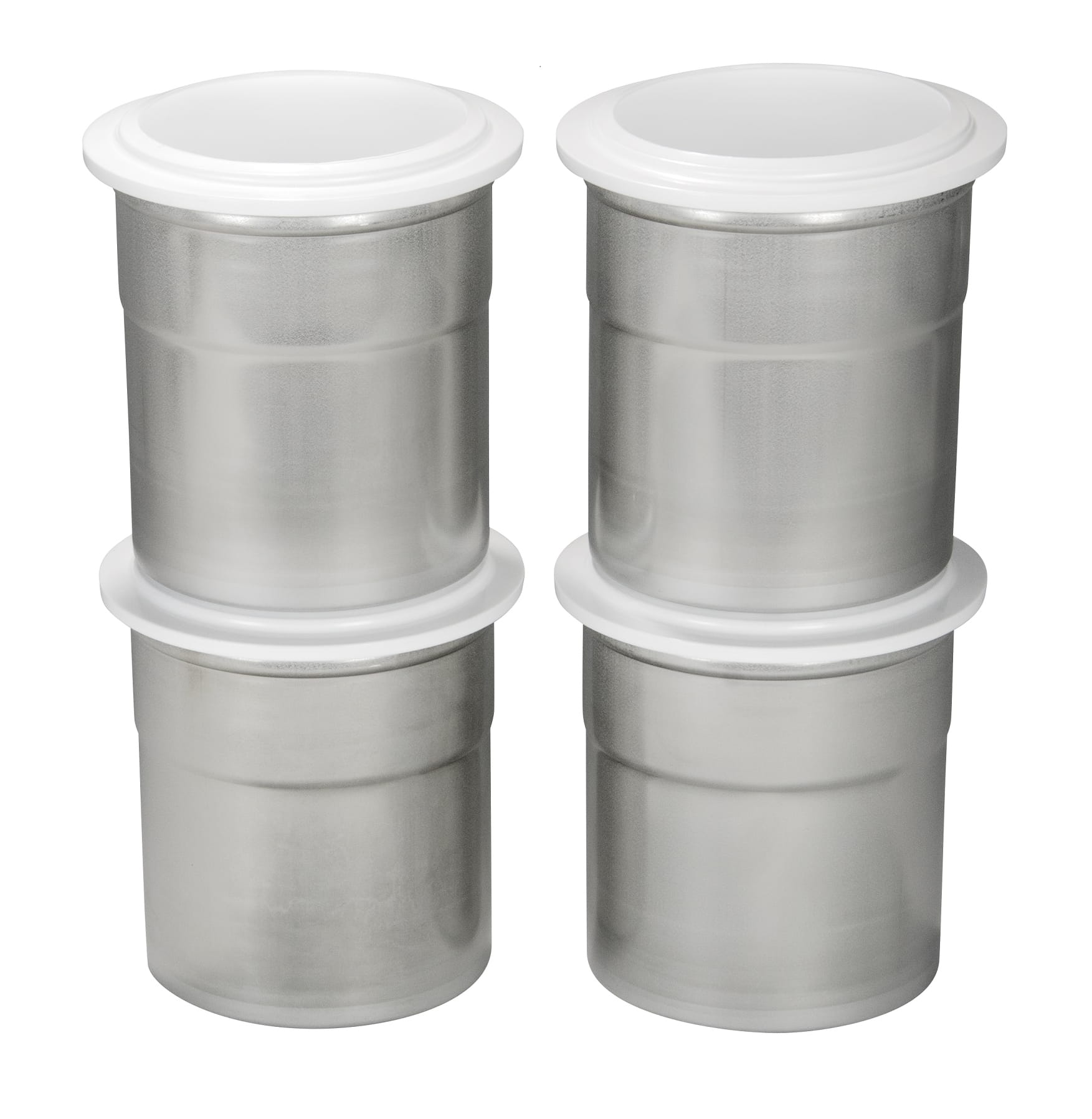 4 Stück Pacossier-Becher mit Deckel