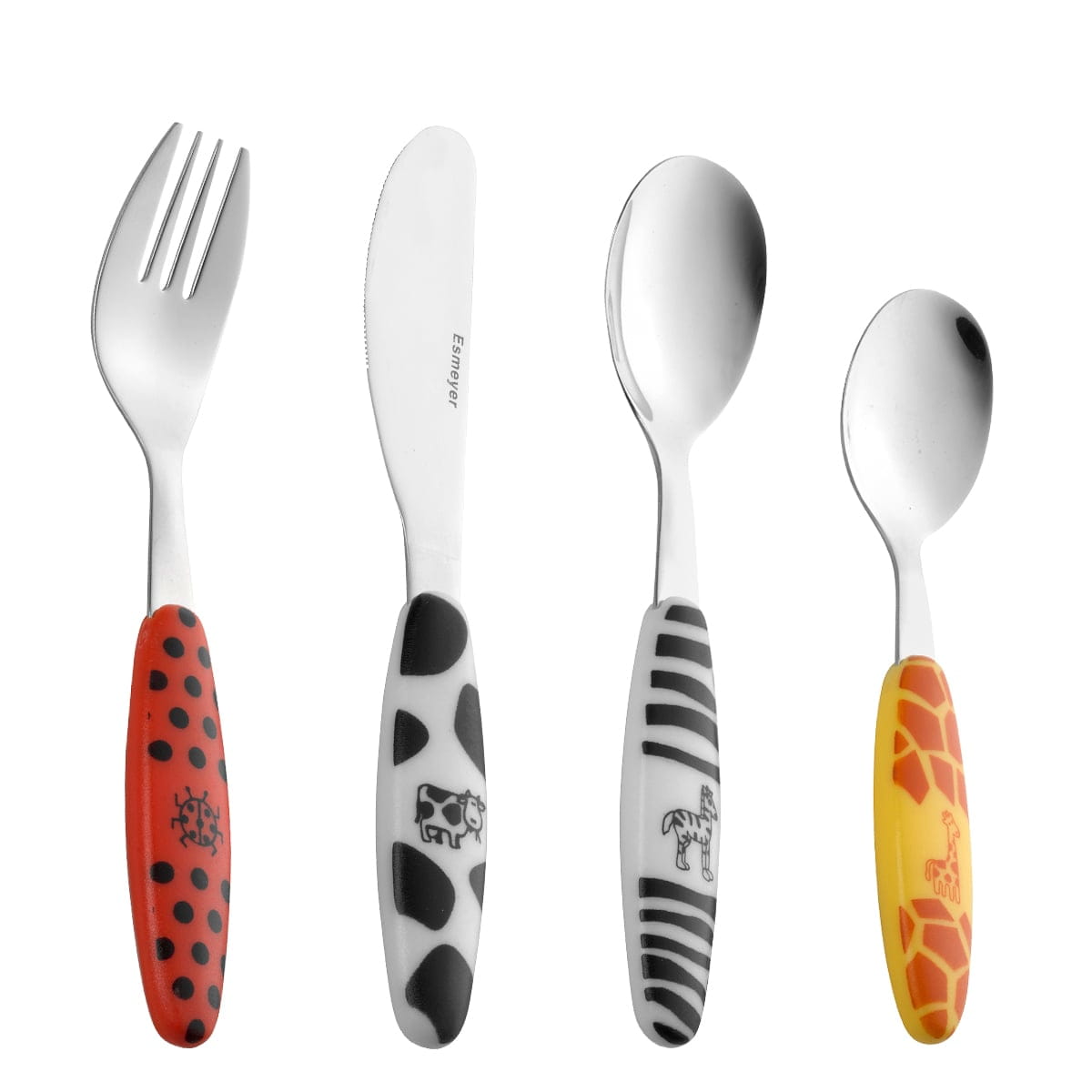 4-teiliges Kinderbesteck SAFARI Edelstahl