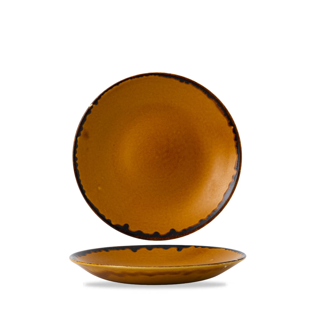 Teller tief 25,5cm HARVEST brown