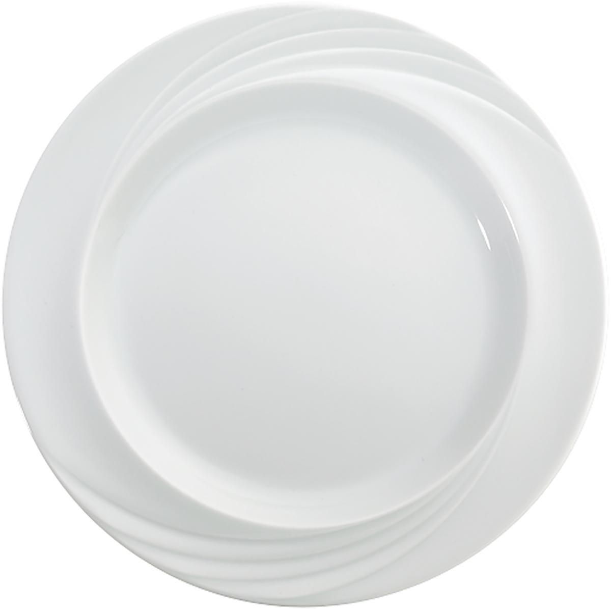 Spezialteller flach rund Fahne Relief 24cm DONNA SENIOR