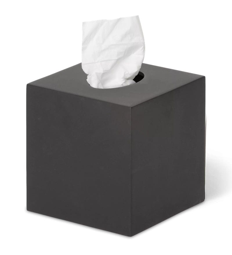 Taschentuch-Box 13,5x13,5x14,5cm MIX&MATCH matt schwarz
