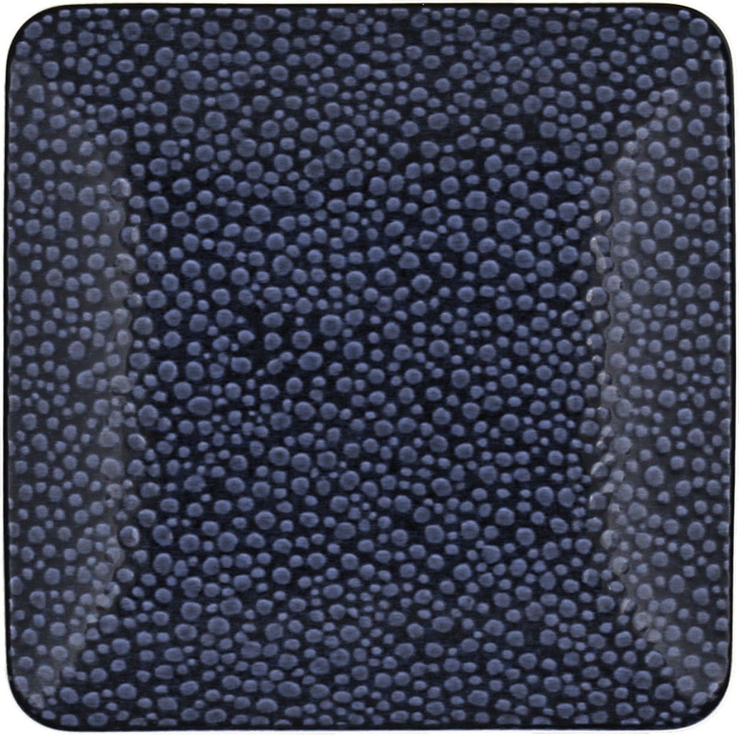 Teller flach quadratisch coup 9x9cm PURITY PEARLS dark