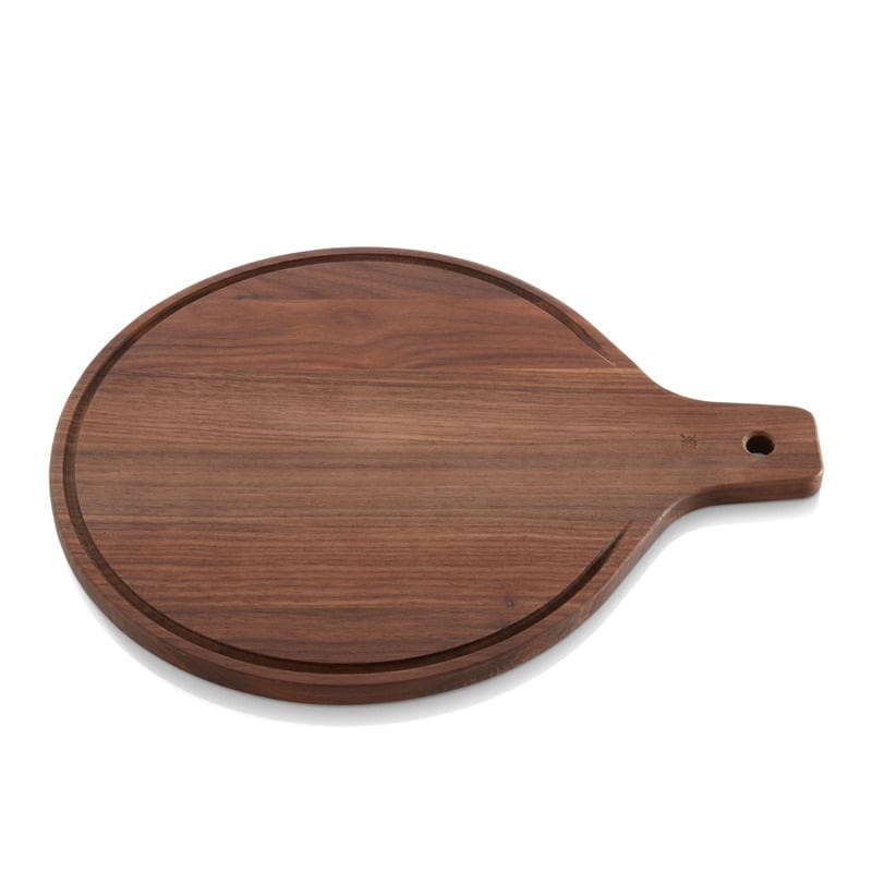 Servierbrett Ø30x38cm Holz STYLE LIGHTS walnuss