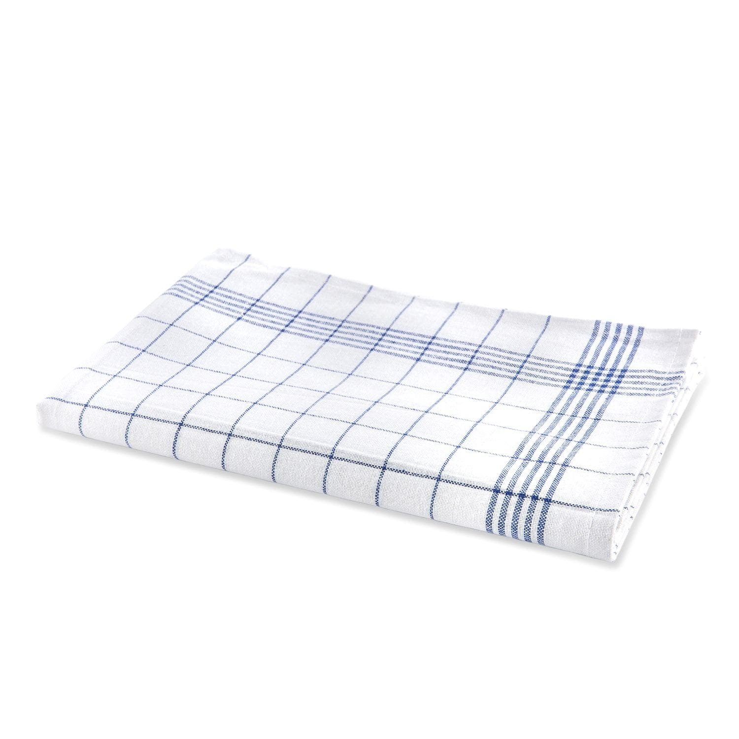 Geschirrtuch 50x70cm Halbleinen KARO blau