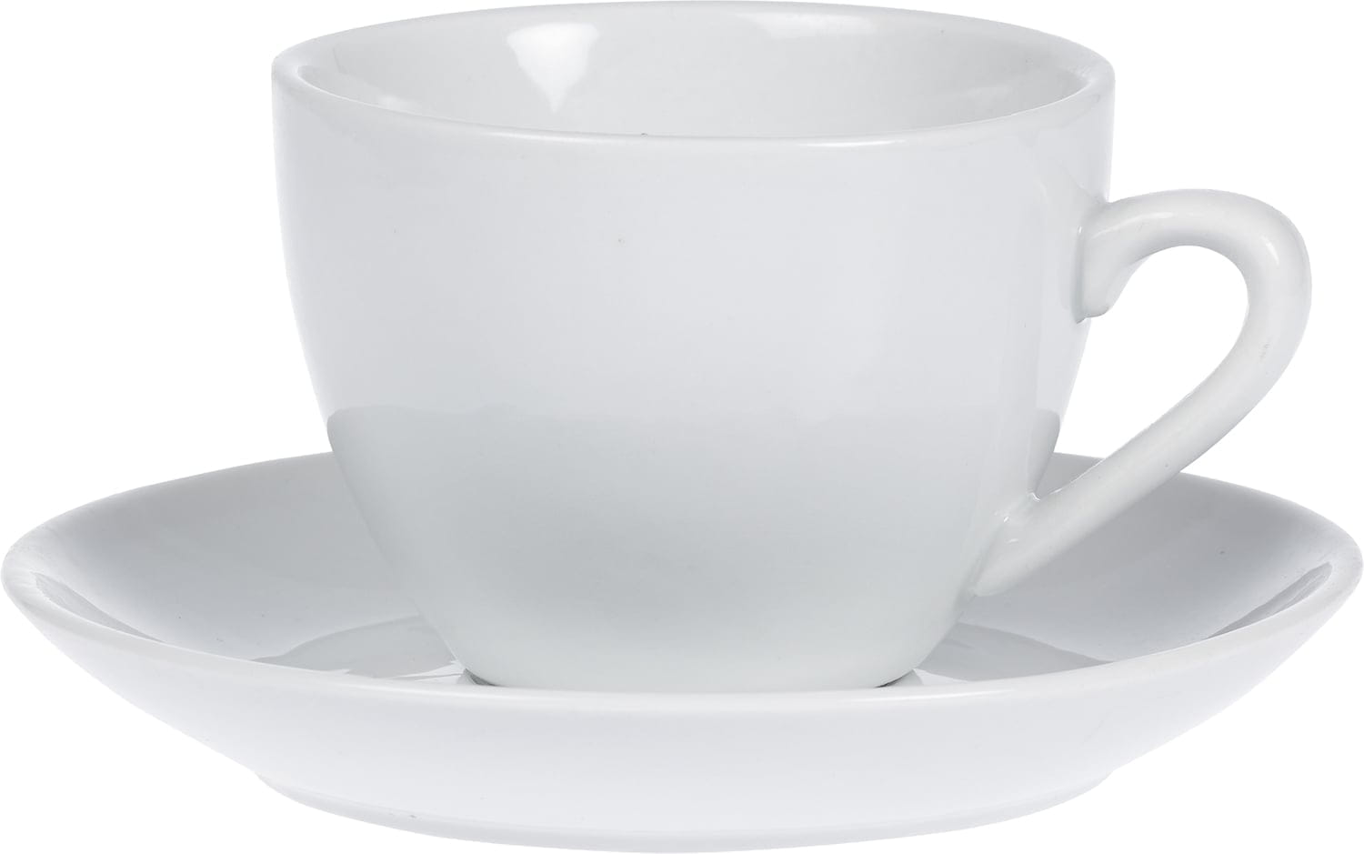 Kaffeetasse 0,2L mit Untertasse BISTRO weiß