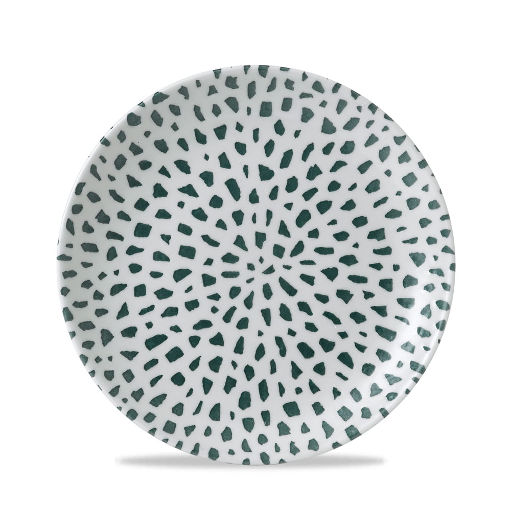 Teller coup 21,7cm TERRAZZO green