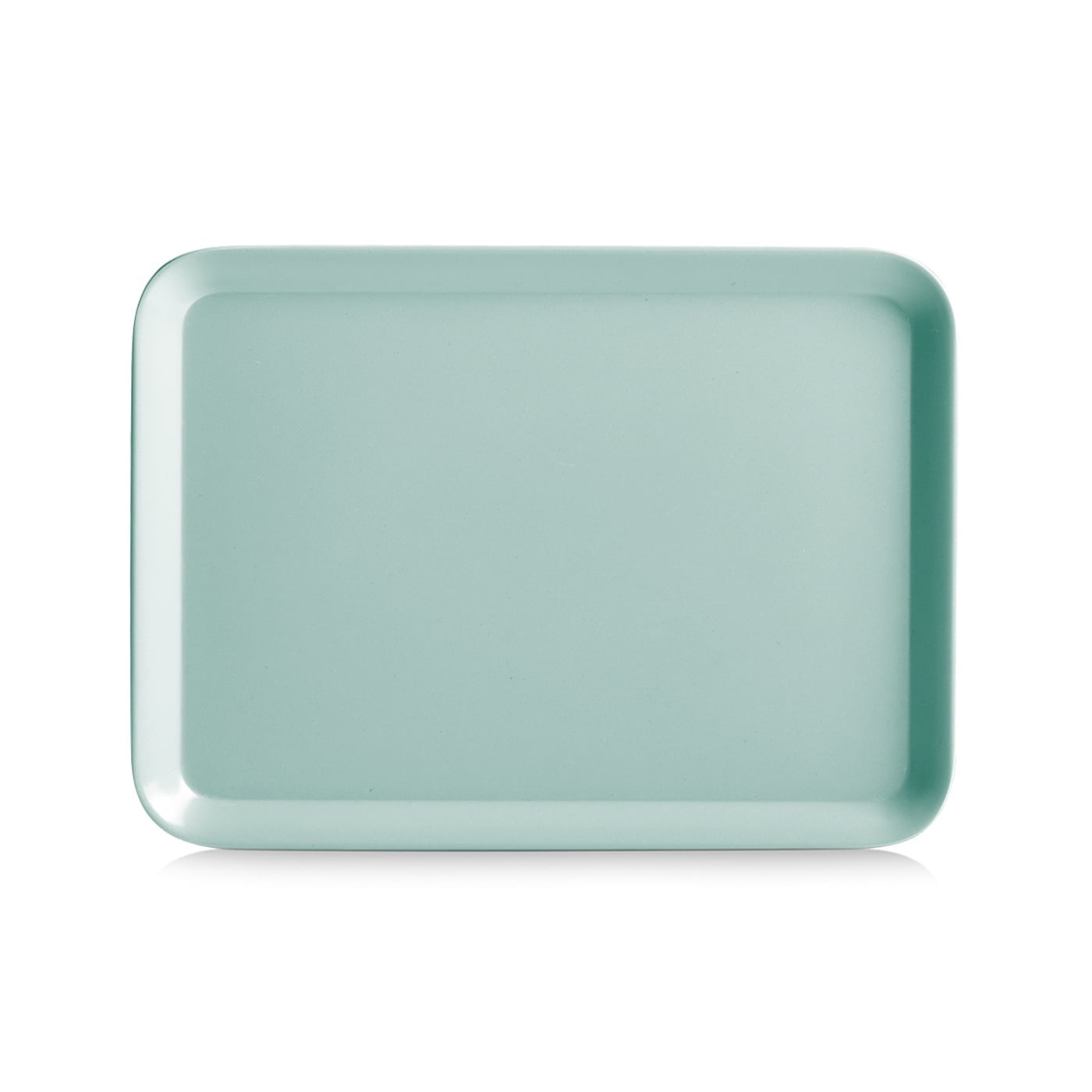 Tablett 24x18cm Melamin aqua