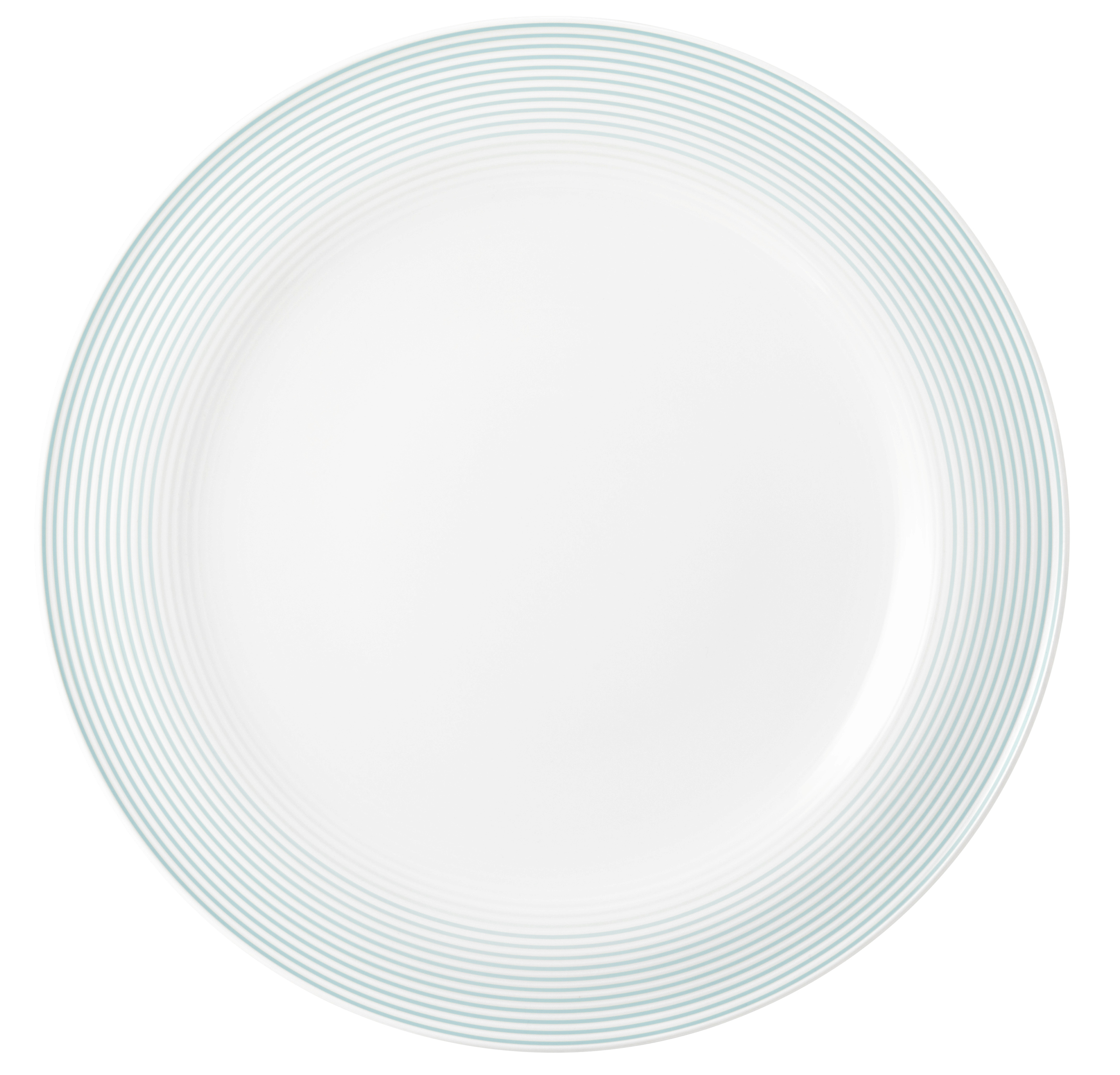 Teller rund mit Relief flach 33cm BLUES arktisblau