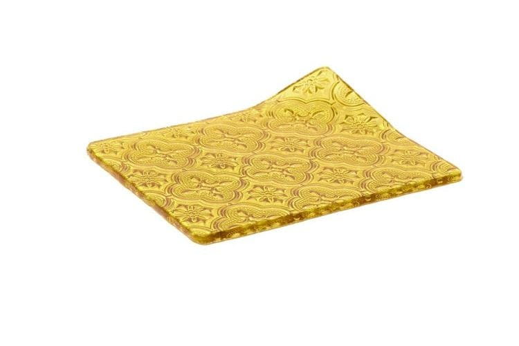 Glasteller S 12x12cm AMBAR