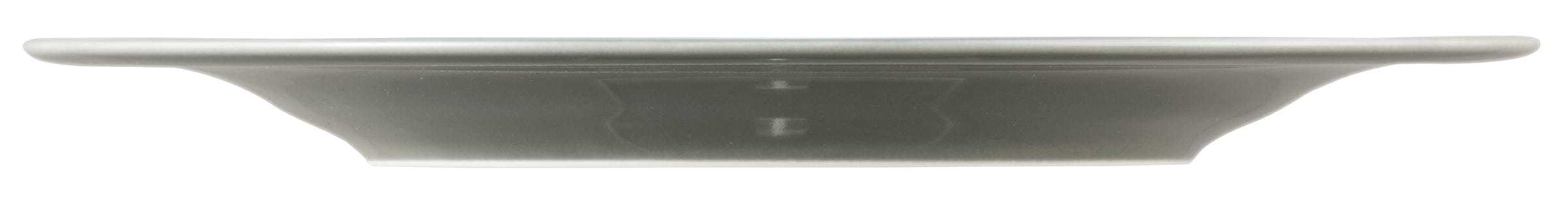 Teller rund mit Relief flach 30cm BEAT perlgrau