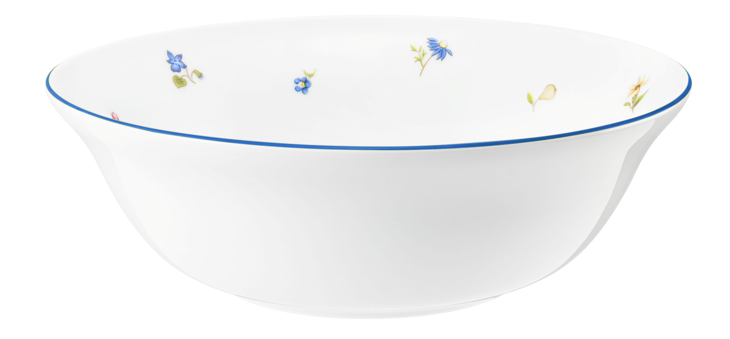 Schale rund rund 21cm COMMUNITY streublume blaue linie