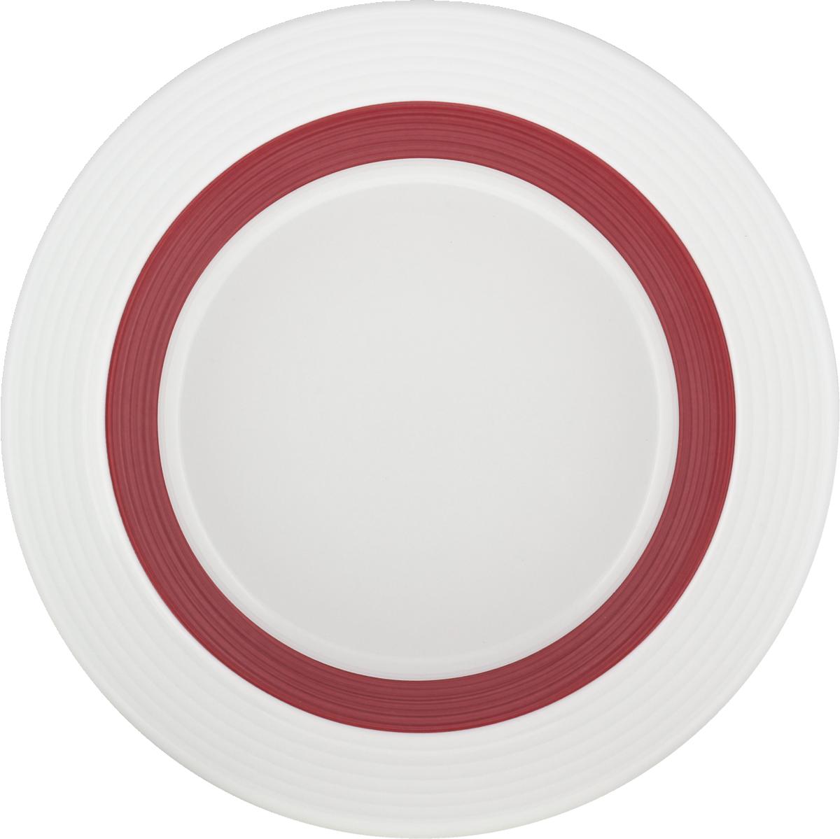 Spezialteller Fahne Relief 23cm INVITA DIALOG PINSELBAND bordeauxrot