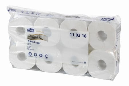 8 Stück Toilettenpapier 3-lagig PREMIUM hochweiß
