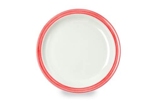 Teller flach Fahne Ø23,5cm BISTRO cherryrot