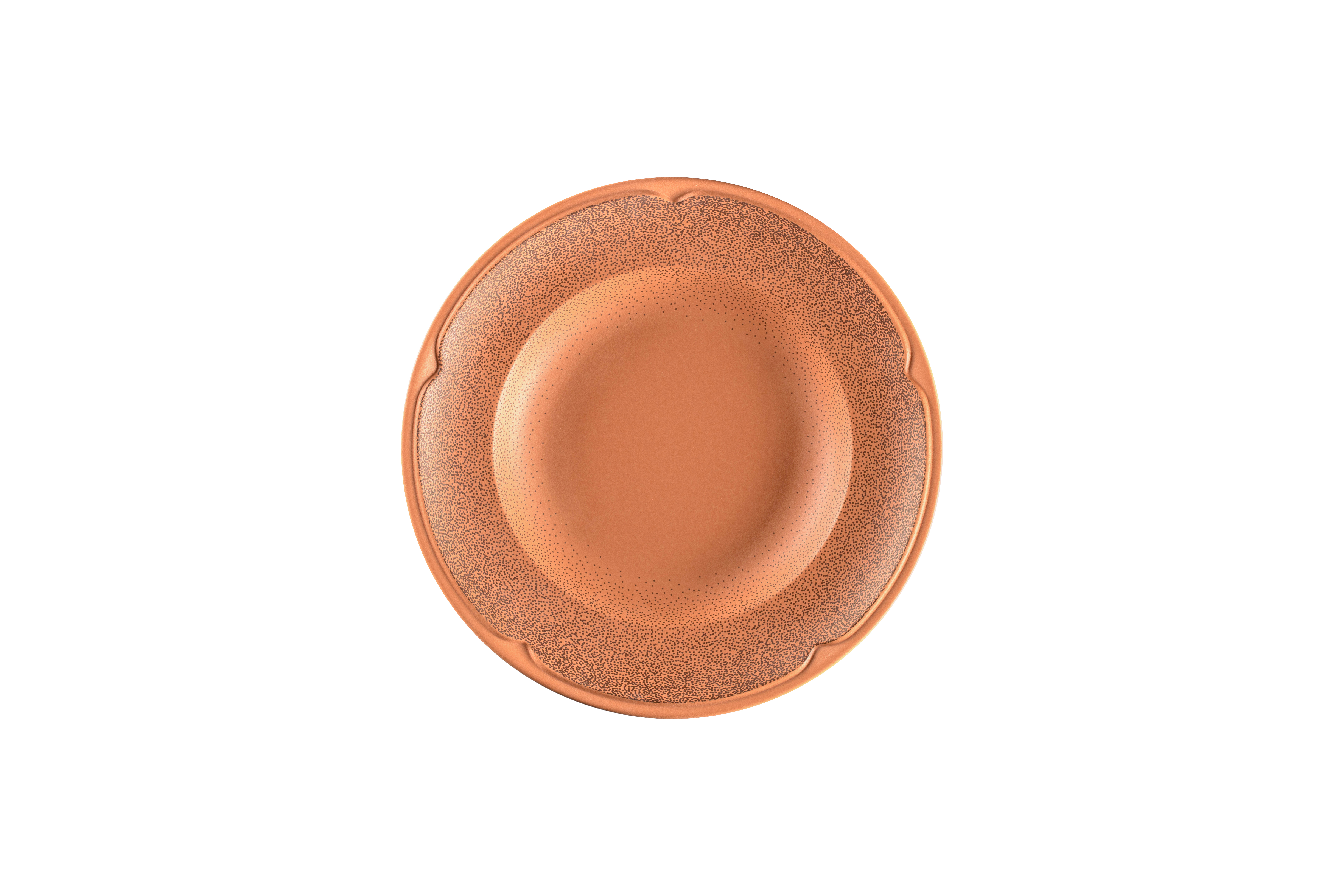 Teller tief Ø23,8cm H3,8cm 0,26L TERO DENIA decorated terracotta