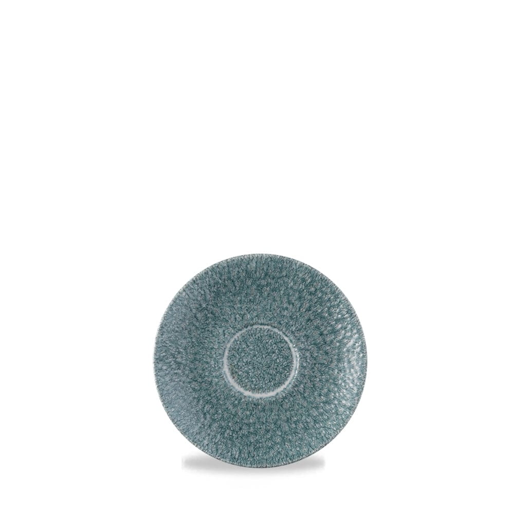 Kaffeeuntertasse 15,6cm RAKU topaz Blue