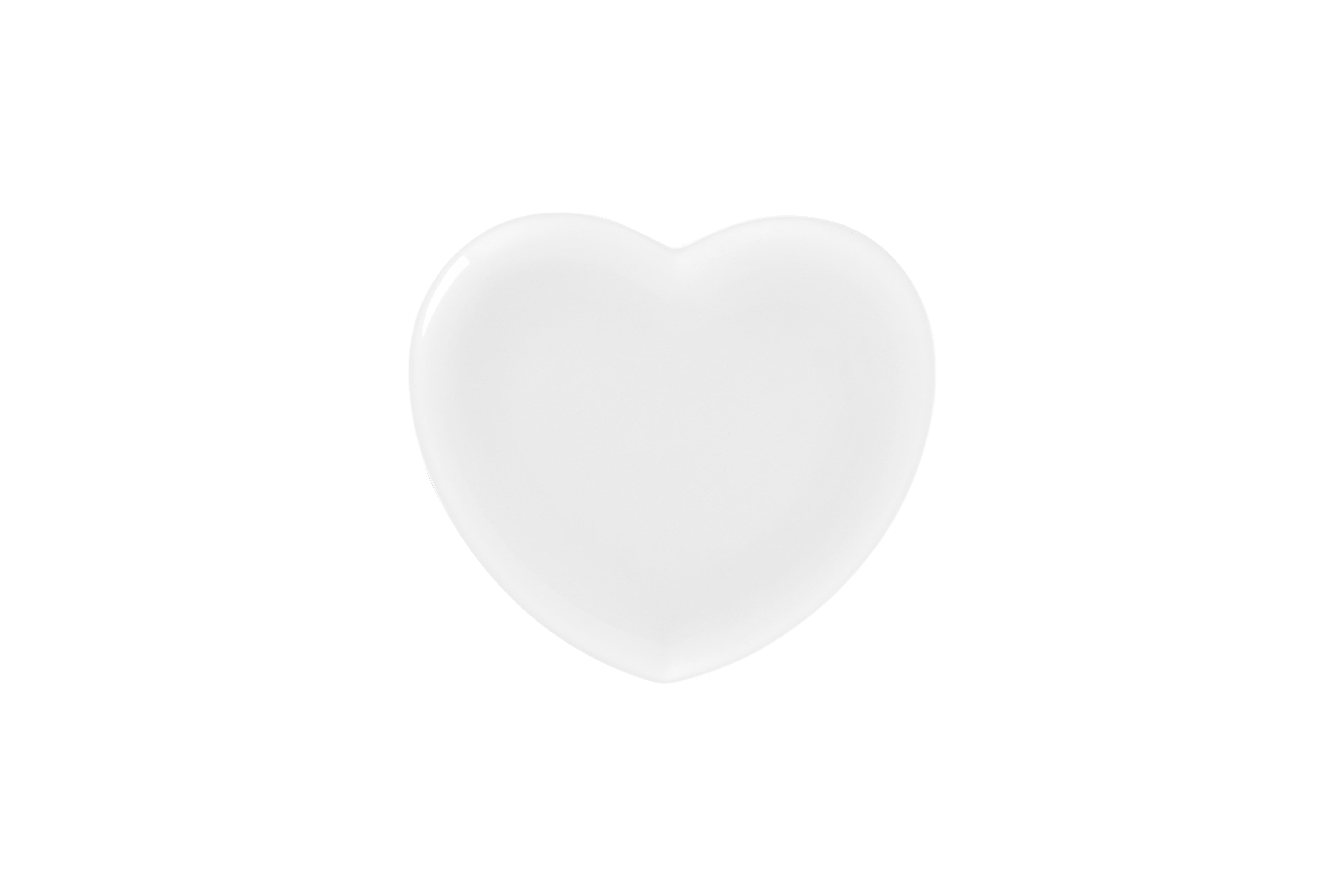 Teller flach coup 23x20,5x2,1cm CLICHÉ white