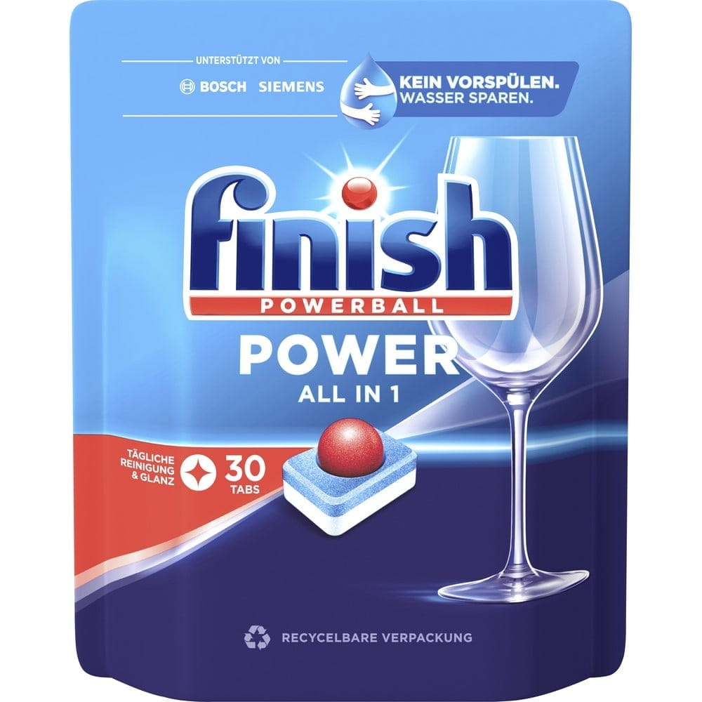 30 Stück Spülmaschinen-Powerball-Tabs FINISH ALL IN 1